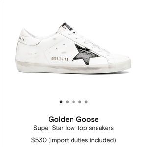 golden goose superstar low top sneakers